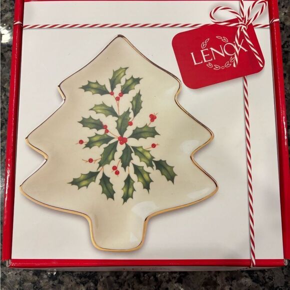 Lenox ‘Hosting the Holidays’ Glass Plate New! - Picture 3 of 4